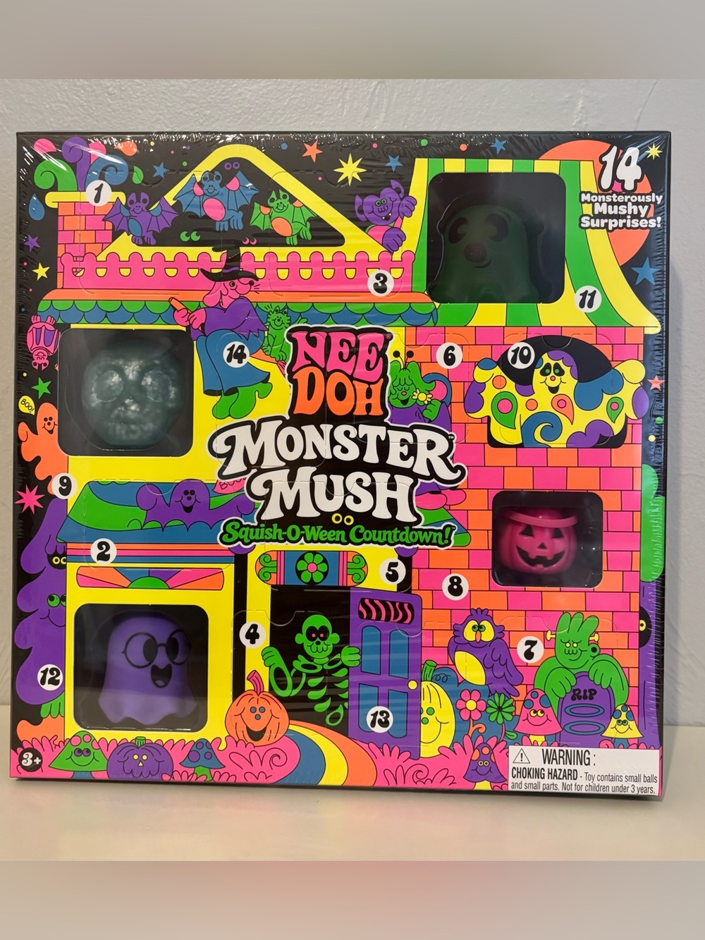 NeeDoh Monster Mush Halloween 2026 Advent Calander
